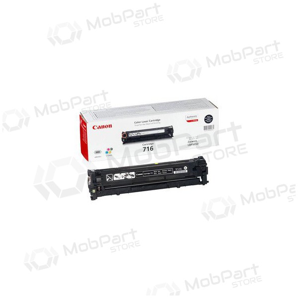 Canon CRG 716 (1980B002) black cartridge for laser printers, 2300 pages. Canon CRG 716 (1980B002) black cartridge for laser printers, 2300 pages.
