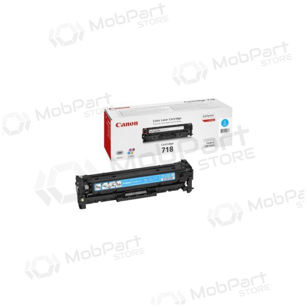 Canon CRG 718 (2661B002) sky blue cartridge for laser printers, 2900 pages. Canon CRG 718 (2661B002) sky blue cartridge for laser printers, 2900 pages.