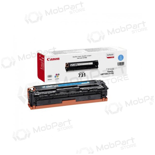 Canon CRG 731 (6271B002) sky blue cartridge for laser printers, 1500 pages.