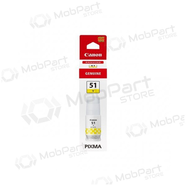 Canon GI-51Y (4548C001), Yellow Inkjet Cartridge, 7,700 Pages