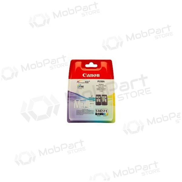 Canon PG-510/CL-511 kasečių rinkinys (2970B010), black and trispalvė cartridge for inkjet printers