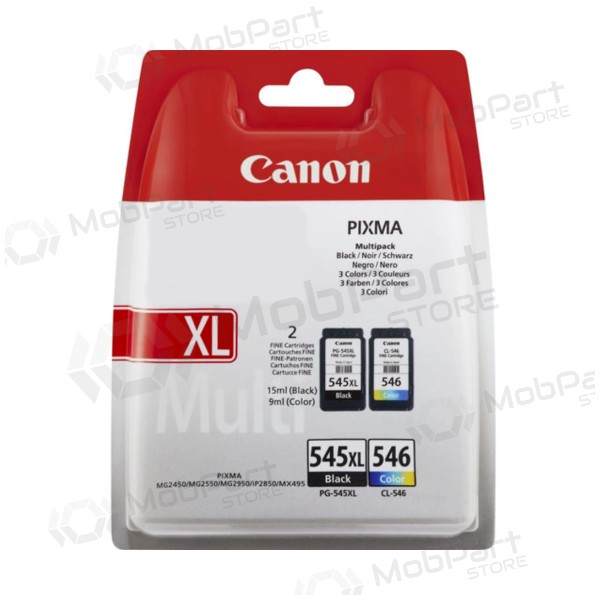Canon PG-545XL/CL-546 (8286B010) Ink cartridge set, BK/CMY