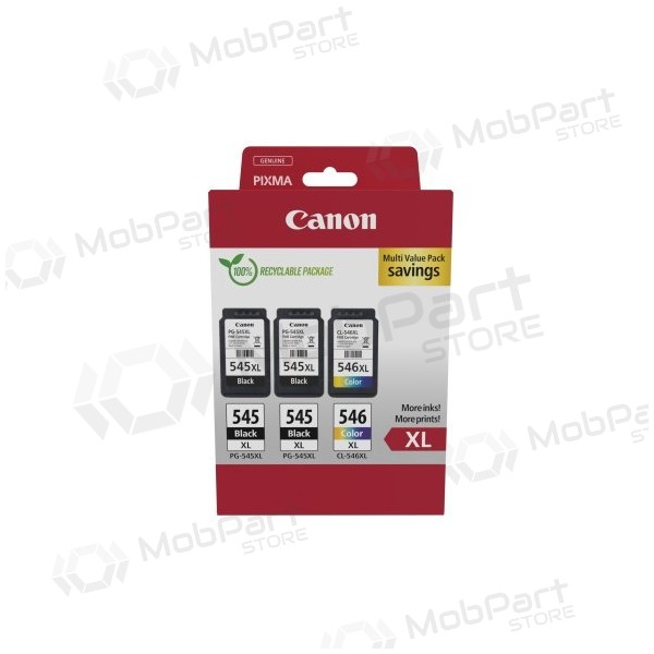 Canon PG-545XL/CL-546XL (8286B013) Ink cartridge set, BK/CMY