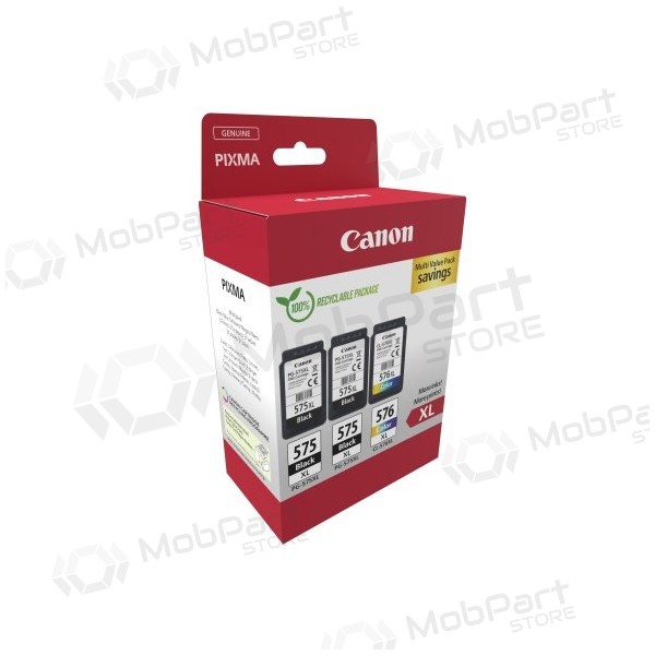Canon PG-575XL/CL-576XL (5437C004) Ink cartridge set, BK/CMY