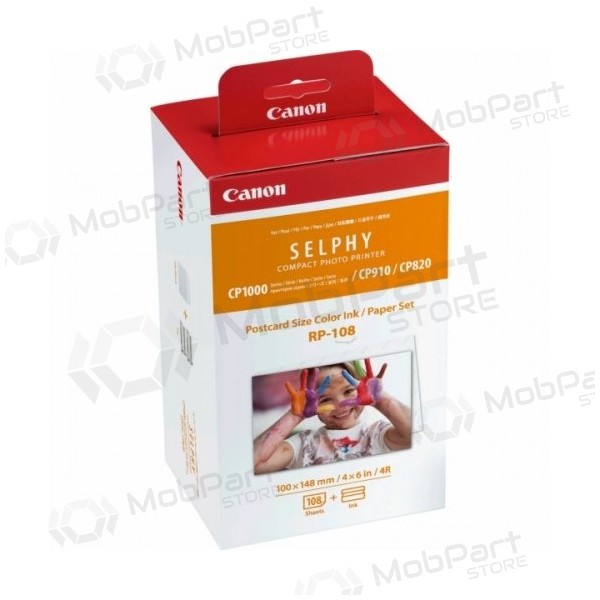Canon RP-108 Colour (8568B001) Ink cartridge + 100x148mm Paper (108 sheets)