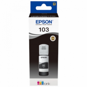 Epson 103 EcoTank (C13T00S14A) Black Ink Cartridge for Inkjet Printers, 65ml