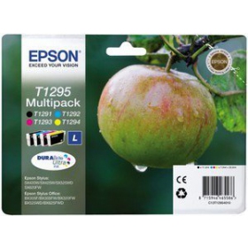 Epson kasečių rinkinys (C13T12954012), black, sky blue, , yellow cartridge for inkjet printers