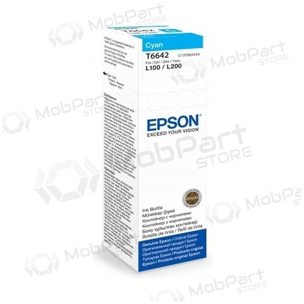 Epson (C13T66424A), cyan cartridge for inkjet printers - SPEC