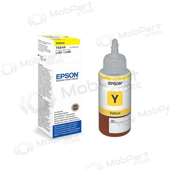 Epson (C13T66444A), yellow cartridge for inkjet printers Epson (C13T66444A), yellow cartridge for inkjet printers