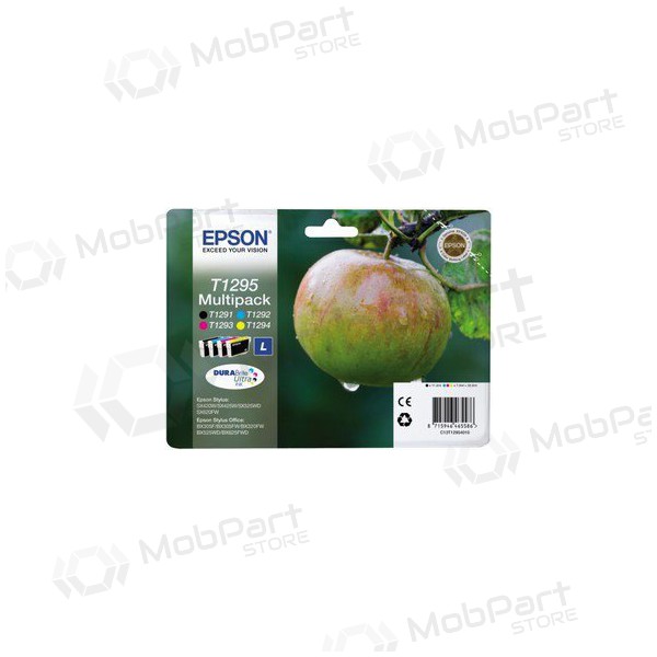 Epson kasečių rinkinys (C13T12954012), black, sky blue, , yellow cartridge for inkjet printers