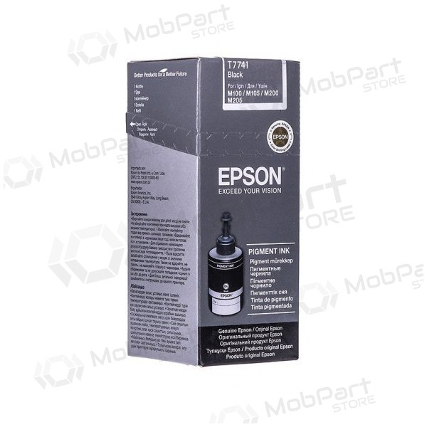 Epson Pigment Bottle (C13T77414A), black cartridge for inkjet printers