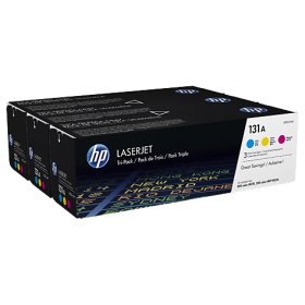 HP 131A (U0SL1AM) (CF211A+CF212A+CF213A), sky blue, , yellow cartridge for laser printers, 5400 pages.