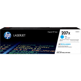 HP 207X W2211X, Cyan Laser Toner Cartridge