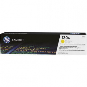 HP No.130A (CF352A) Yellow Toner Cartridge for Laser Printers, 1000 Pages