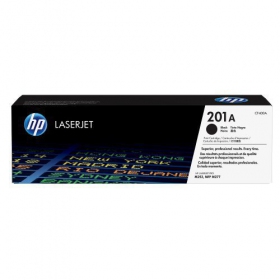 HP No.201A (CF400A), black cartridge for laser printers, 1420 pages.
