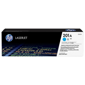 HP No.201A (CF401A), cyan cartridge for laser printers, 1330 pages.