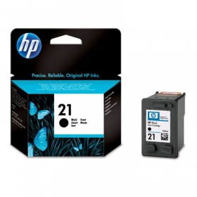 HP No.21 (C9351AE), black cartridge for inkjet printers, 190 pages.
