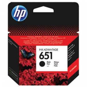 HP No.651 (C2P10AE), black cartridge for inkjet printers, 600 pages