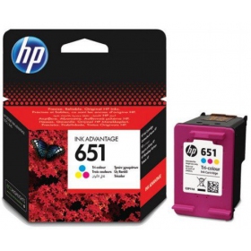 HP No.651 (C2P11AE), tri-color cartridge for inkjet printers, 300 pages