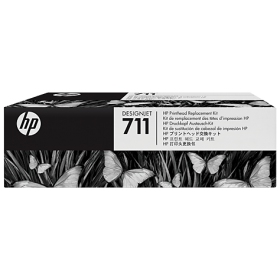 HP No.711 (C1Q10A), Black, sky blue, Purpurinė, Yellow rašalinio spausdintuvo galvutė