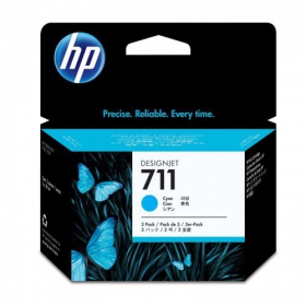 HP No.711 (CZ134A), Cyan Inkjet Cartridge