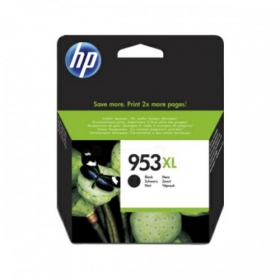 - HP No.953 XL (L0S70AE), black ink cartridge for inkjet printers, 2000 pages.