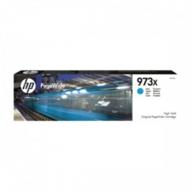 HP No.973X (F6T81AE), cyan inkjet cartridge, 7000 pages.