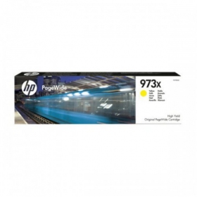 HP No.973X (F6T83AE), yellow cartridge for inkjet printers, 7000 pages.