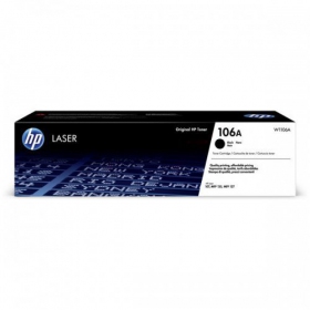 HP (W1106A, 106A), black cartridge for laser printers, 1000 pages