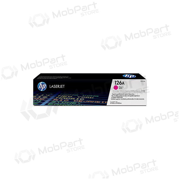 HP 126A (CE313A), magenta cartridge for laser printers, 1000 pages.