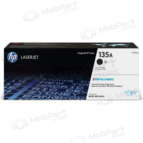 HP 135A (W1350A), black cartridge for laser printers, 1100 pages