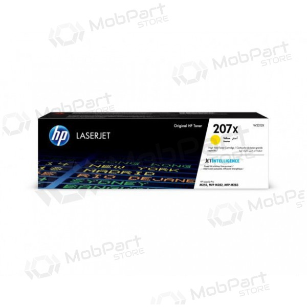 HP 207X W2212X Yellow Toner Cartridge