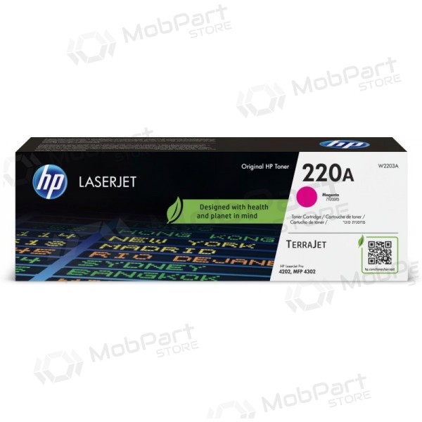HP 220A (W2203A) Laser cartridge, Magenta