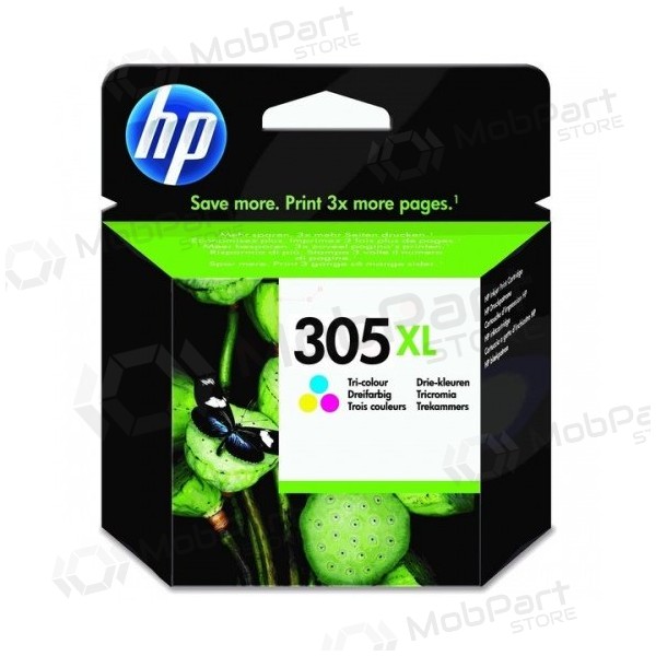 HP 305XL Tri-color (3YM63AE) Ink cartridge, CMY