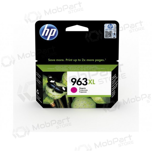 HP 963XL (3JA28AE) Magenta Ink Cartridge for Inkjet Printers, 1600 Pages.
