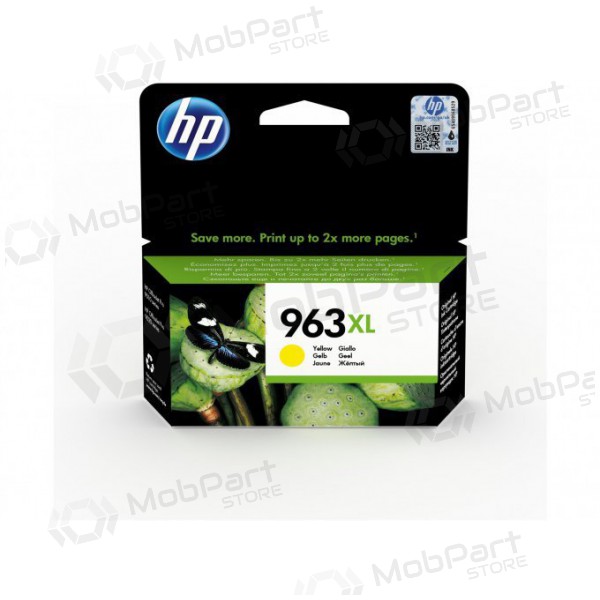 HP (3JA29AE, 963XL) Yellow Ink Cartridge for Inkjet Printers, 1600 pages.