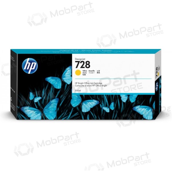 HP 728 (F9K15A) Ink cartridge, Yellow