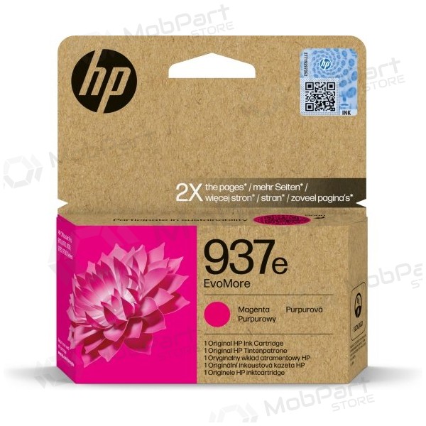 HP 937e EvoMore (4S6W7NE) Ink cartridge, Magenta