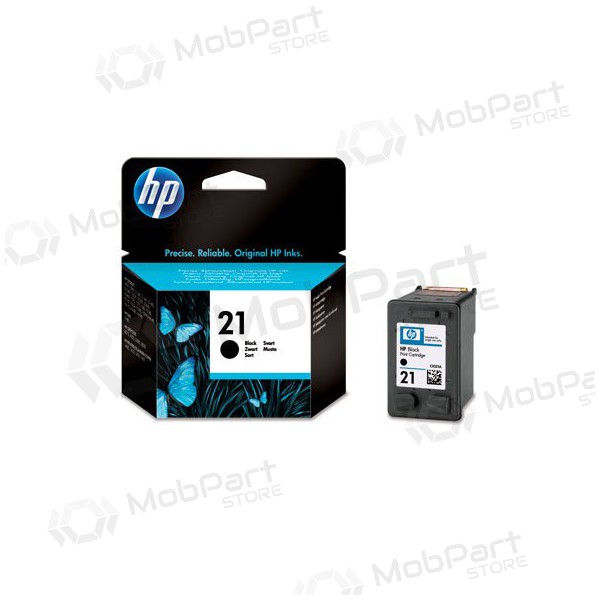 HP No.21 (C9351AE), black cartridge for inkjet printers, 190 pages. HP No.21 (C9351AE), black cartridge for inkjet printers, 190 pages.