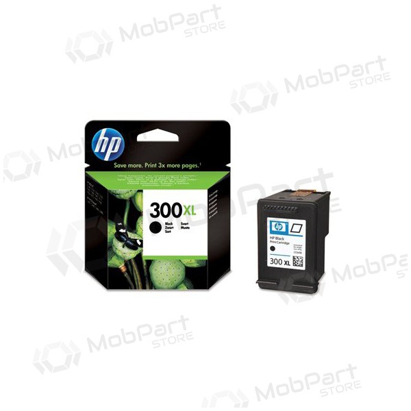 HP No.300 XL (CC641EE), black cartridge for inkjet printers, 600 pages.
