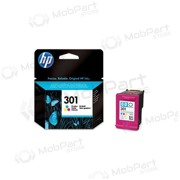 HP No.301 (CH562EE), trispalvė cartridge for inkjet printers, 165 pages.