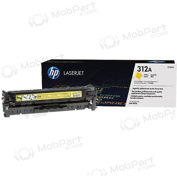 HP No.312A (CF382A), yellow cartridge for laser printers, 2700 pages.