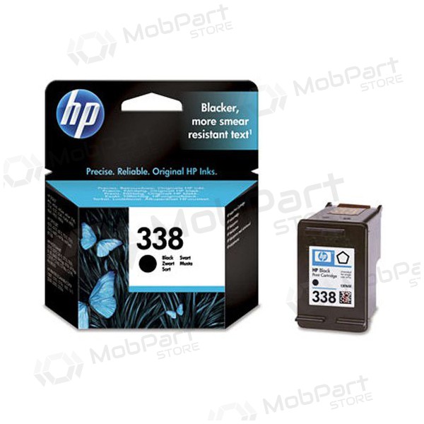 HP No.338 (C8765EE), black cartridge for inkjet printers, 480 pages. HP No.338 (C8765EE), black cartridge for inkjet printers, 480 pages.