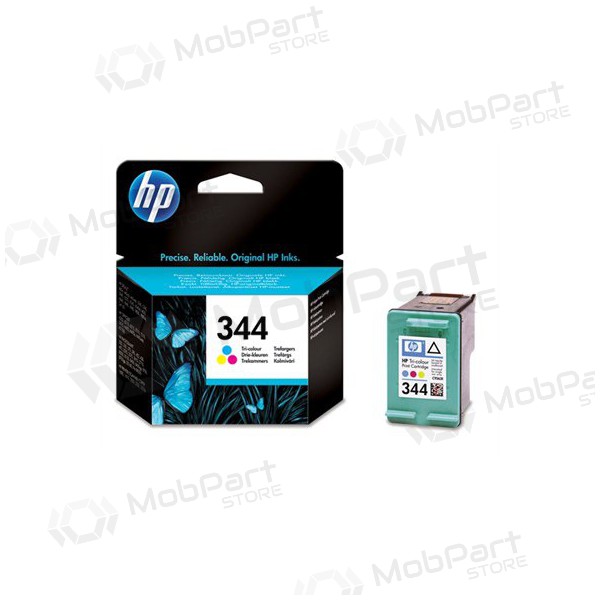 HP No.344 (C9363EE), trispalvė cartridge for inkjet printers, 560 pages. HP No.344 (C9363EE), trispalvė cartridge for inkjet printers, 560 pages.