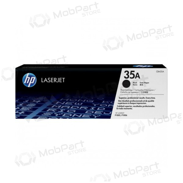 HP No.35A (CB435A), black cartridge for laser printers, 1500 pages.
