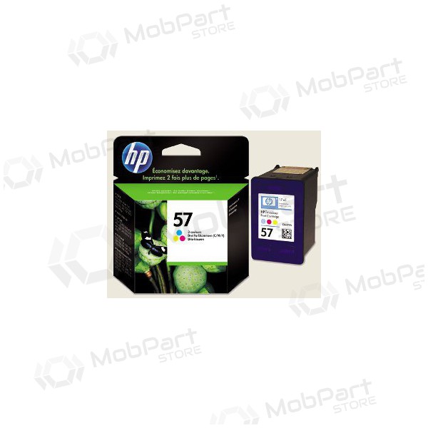 HP No.57 (C6657AE), trispalvė cartridge for inkjet printers, 500 pages.