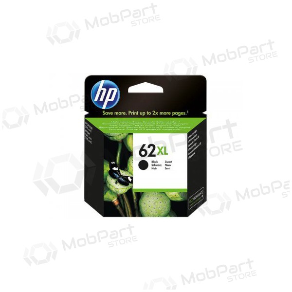 HP No.62XL (C2P05AE), black cartridge for inkjet printers, 600 pages.