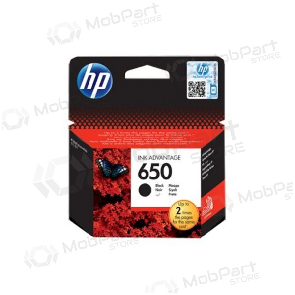 HP No.650 - CZ101AE, black cartridge for inkjet printers