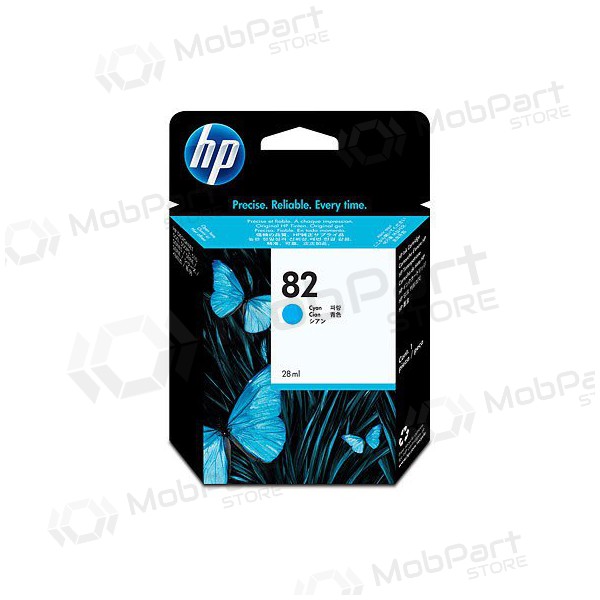 HP No. 82 (C4911A), Cyan Inkjet Printer Cartridge