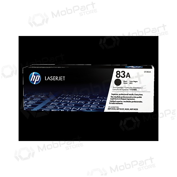 HP No.83A (CF283A), black cartridge for laser printers, 1500 pages.